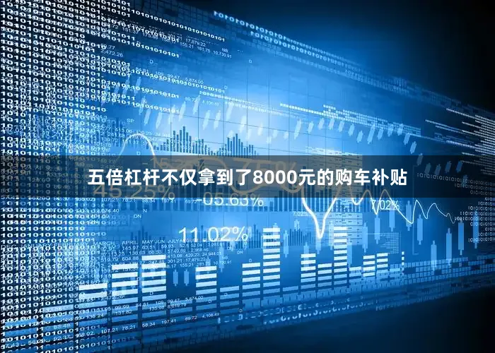 五倍杠杆不仅拿到了8000元的购车补贴