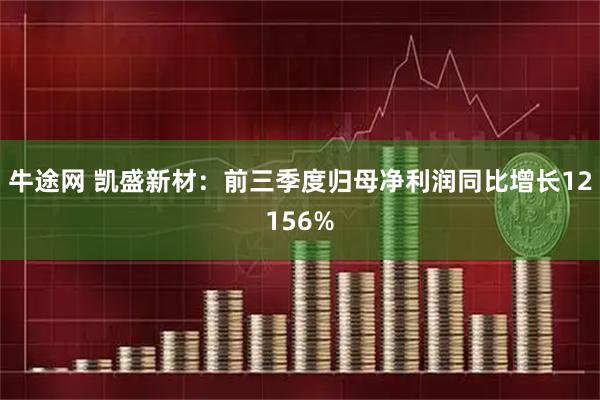 牛途网 凯盛新材：前三季度归母净利润同比增长12156%