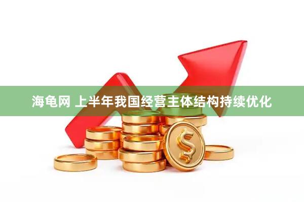 海龟网 上半年我国经营主体结构持续优化